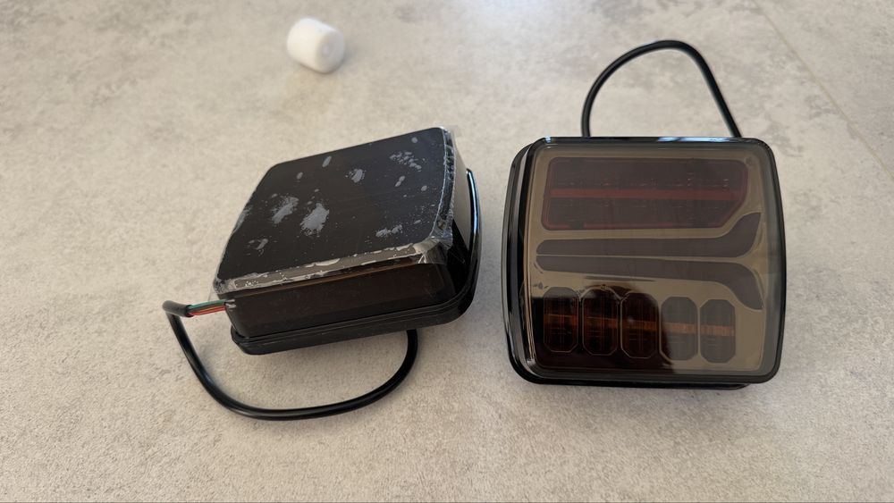 Komplet lamp do przyczepki 12v 24v kierunkowskaz dynamiczny