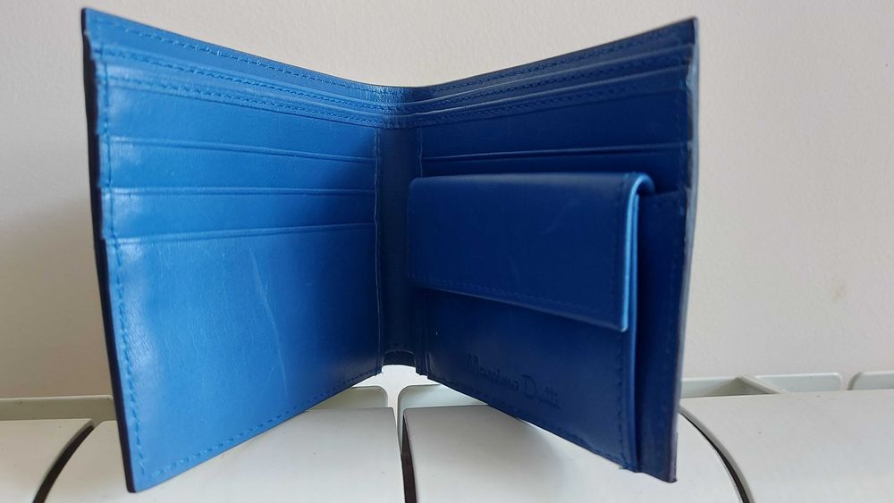 Carteira em pele para  homem