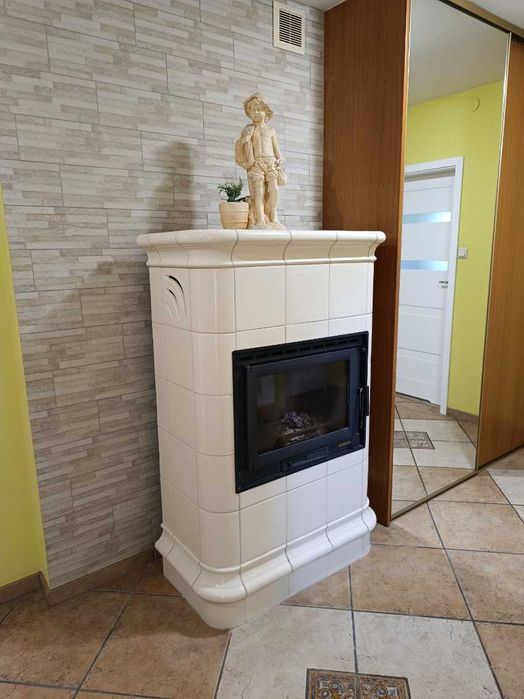 Piec kaflowy wolnostojący ROMA 13kW beżowy - NOWY