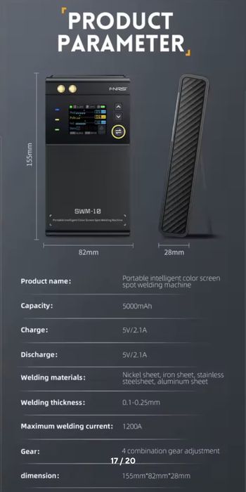 Fnirsi SWM-10 Аппарат точечной сварки