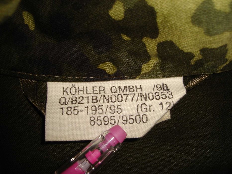 Flecktarn Kombinezon  rzadkość .
