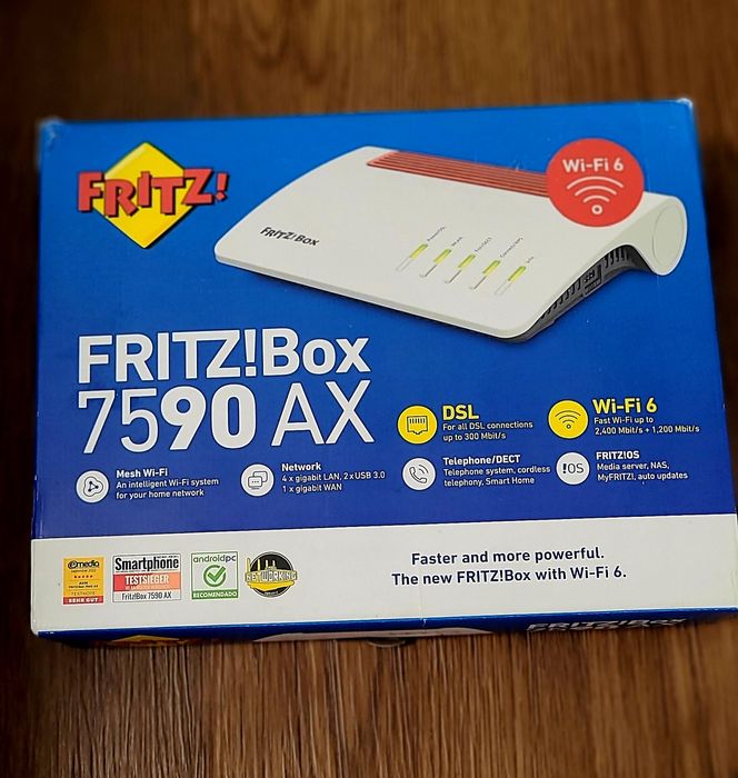 Новий Роутер / Маршрутизатор Fritz!Box 7590 АХ