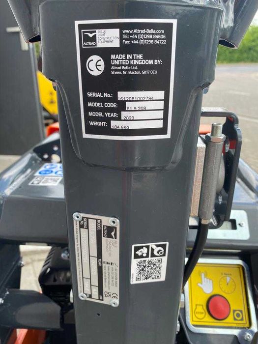 Zagęszczarka Altrad Belle RPX 35/60 Honda 185kg Rewers Wacker Bomag