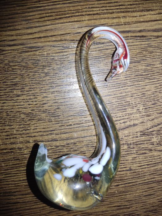 Szklany łabędź Murano