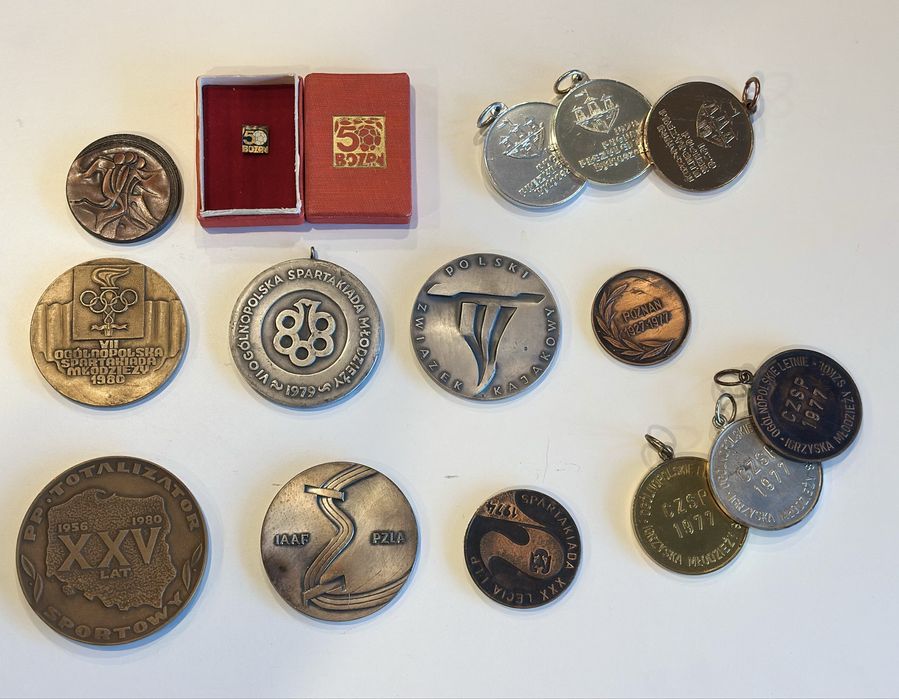Polskie medale sportowe 15 sztuk