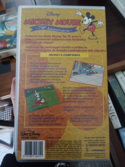 VHS Disney e Companhia _ 70°aniversario