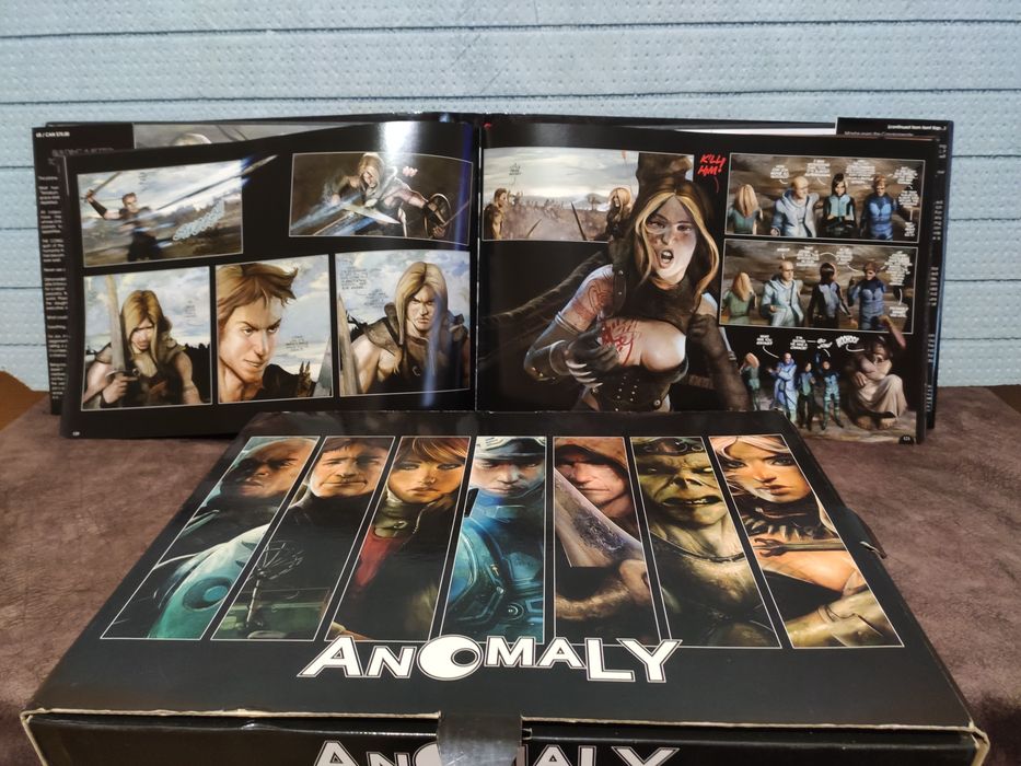 Комиксы, графический роман " аномалия"