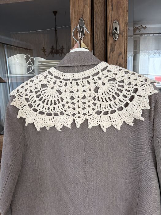 Kołnierzyk szydełkowy handmade – ręcznie robiony, różne kolory