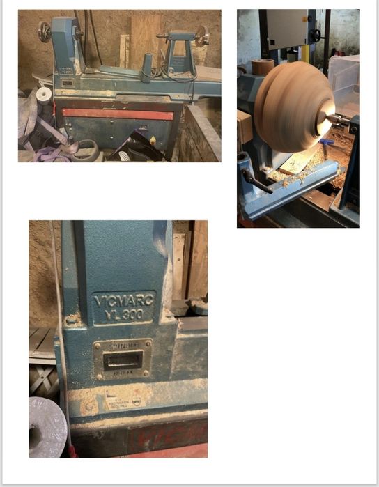 Vicmarc VL300 – Professional Wood Lathe (High-End Machine)