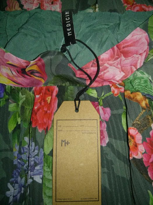 spódnica plisowana na gumce, z podszewką MEDICINE