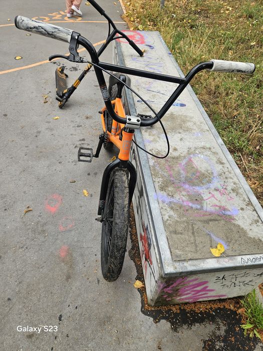BMX skatepark Street Wyczynowy.  Freecoaster...