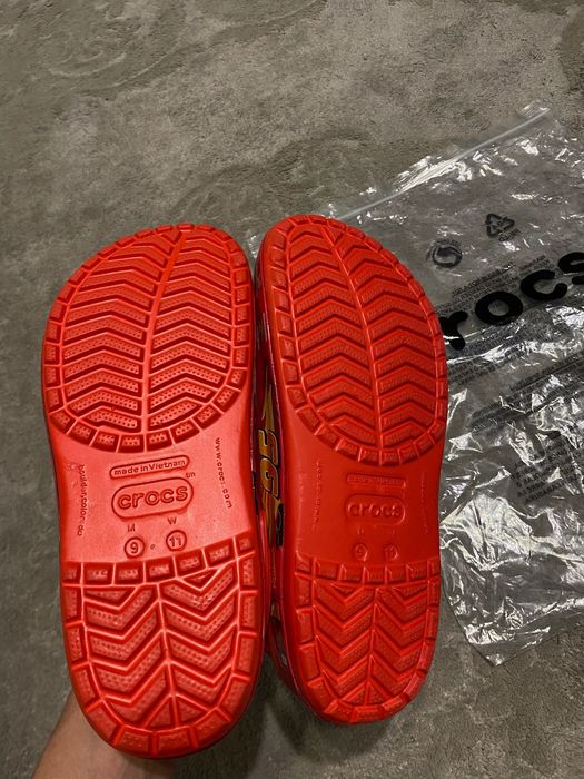 Crocs mcqueen 36-45 крокс маквін кроси тапочки