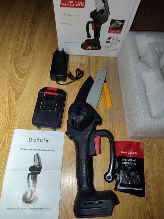 Міні пила електрична ланцюгова акумуляторна  Mini Electric Chainsaw