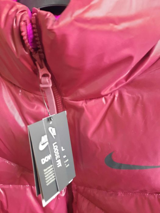Kurtka damska Nike, kolor bordowy, rozmiar L