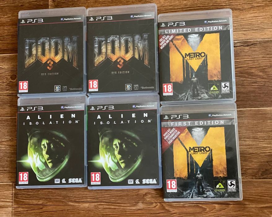 Ігри Sony PlayStation 3: God of War, Resident Evil, Metro, Doom, ICO