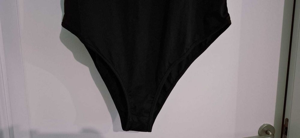 Body Preto Manga Curta - Shein Curve (Novo): Tam 3XL