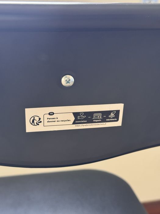 Cadeira Dobrável Preta