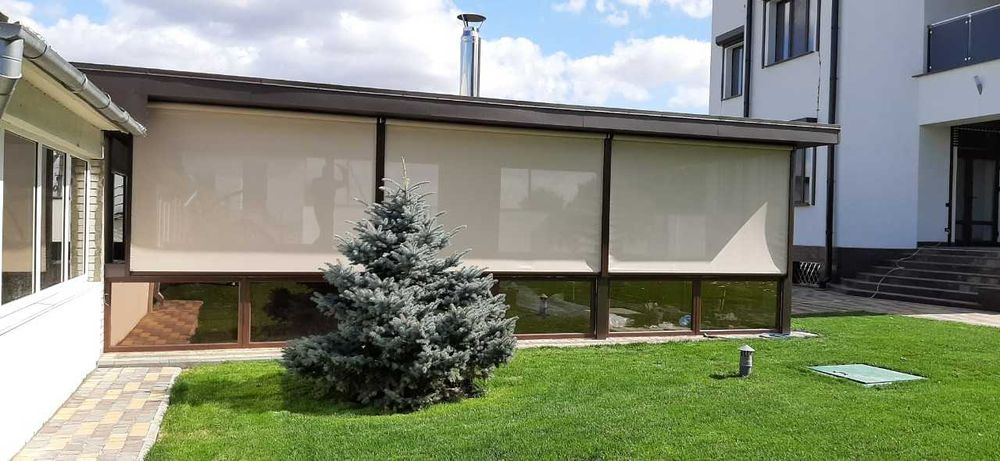 Зовнішні тканинні ролети. Ролети для вулиці.