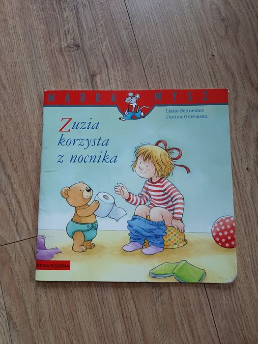 Książeczka zuzia korzysta z nocnika