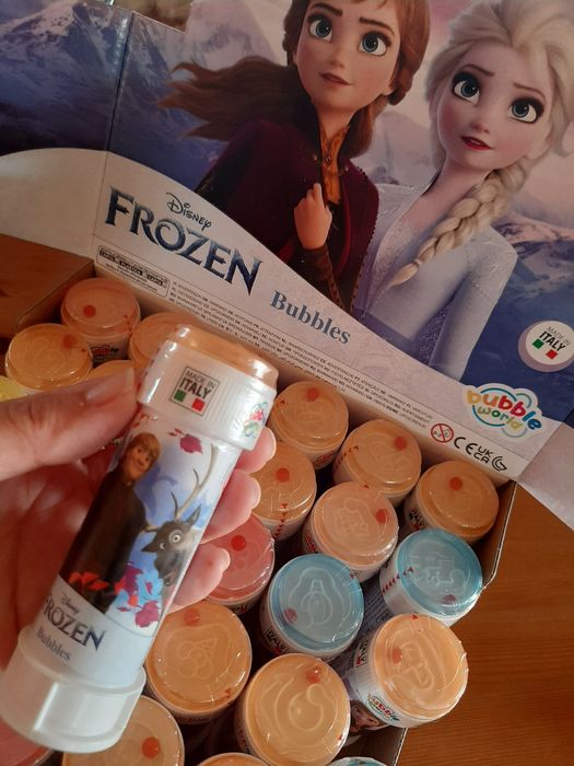 Tubo Bolinhas de Sabão Frozen - Novos