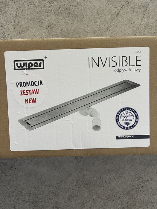 Odpływ liniwowy Wiper New Invisible Zestaw 100cm