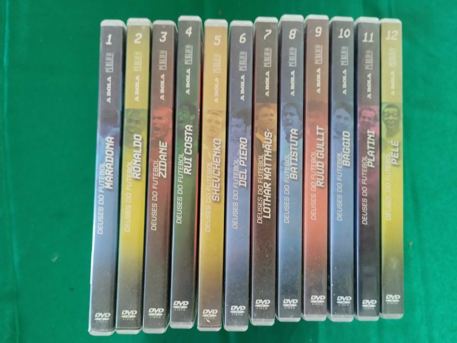 Deuses do Futebol 12 DVDs