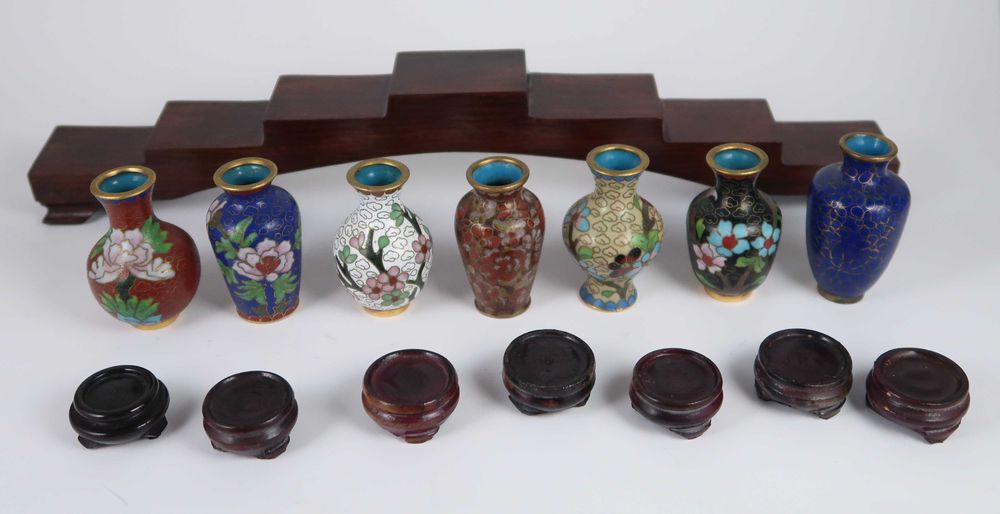 Ponte de Jarrinhas Minitura Cloisonné