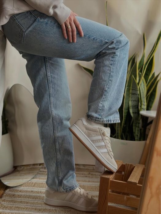 Снікерси Adidas Campus  OOs ID1435 бежевий розмір 39(1/3) і 41(1/3)