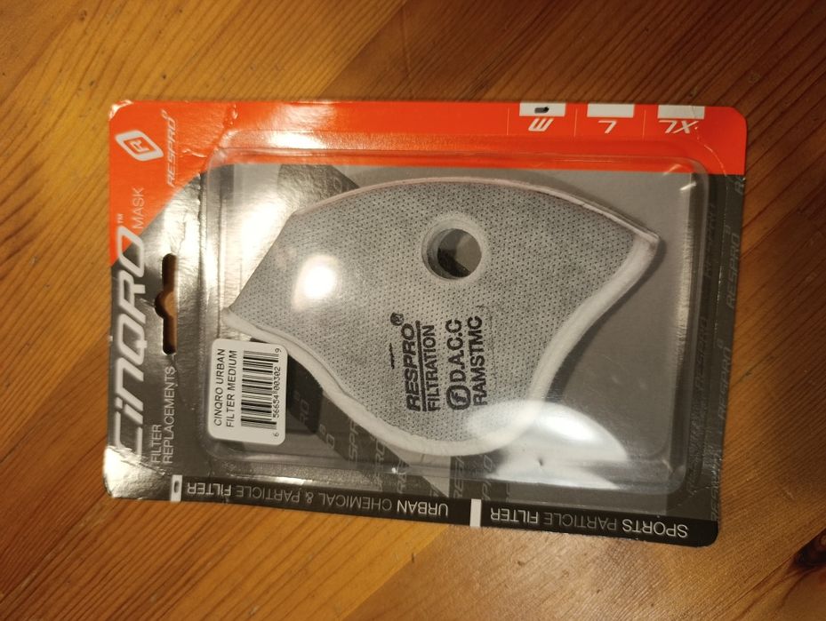Filtry do maski antysmogowej Respro Cinqro