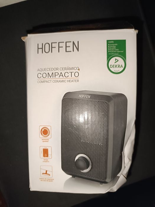 Aquecedor Cerâmico Compacto HOFFEN Novo