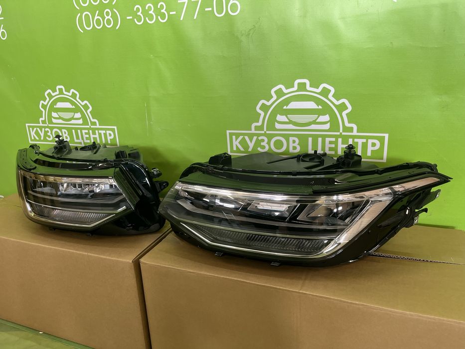 Фари LED Volkswagen Tiguan 2 2020-2024 фара з блоками ліва права тігуан фары рестайлінг