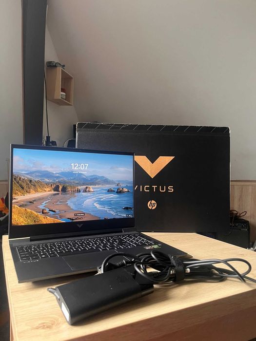 Zadbany Laptop HP Victus 16 | Ryzen 5 | 16GB RAM | NOWA Bateria 100% | Oryginalne Pudełko