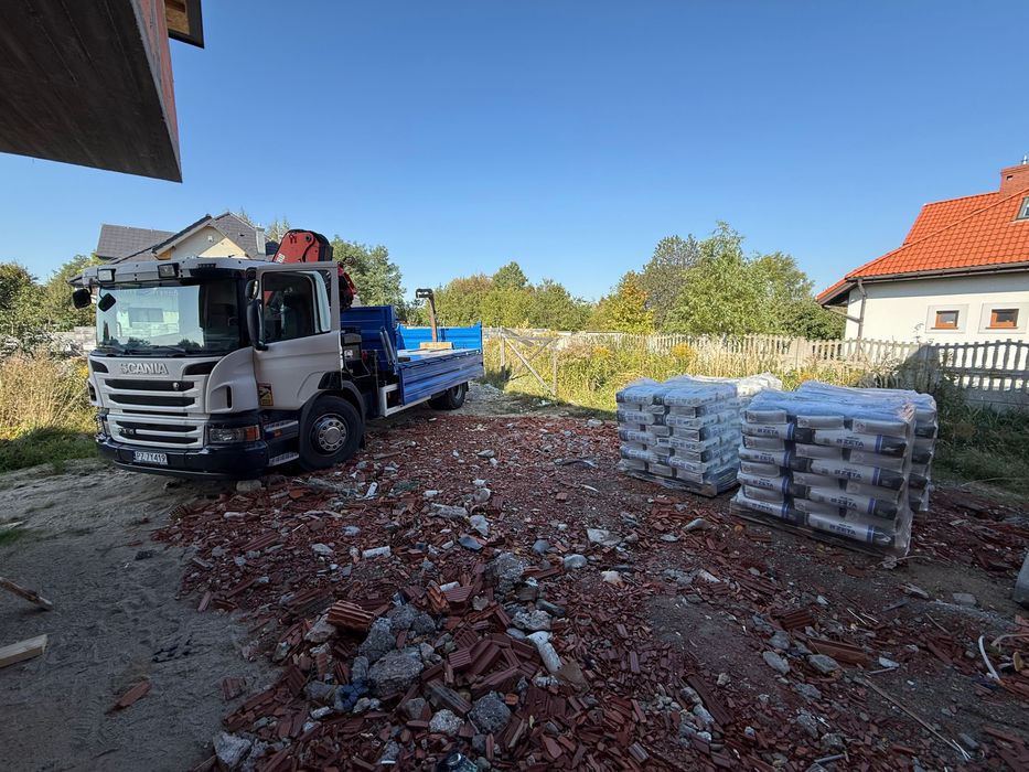 Transport z HDS / wywrotka /