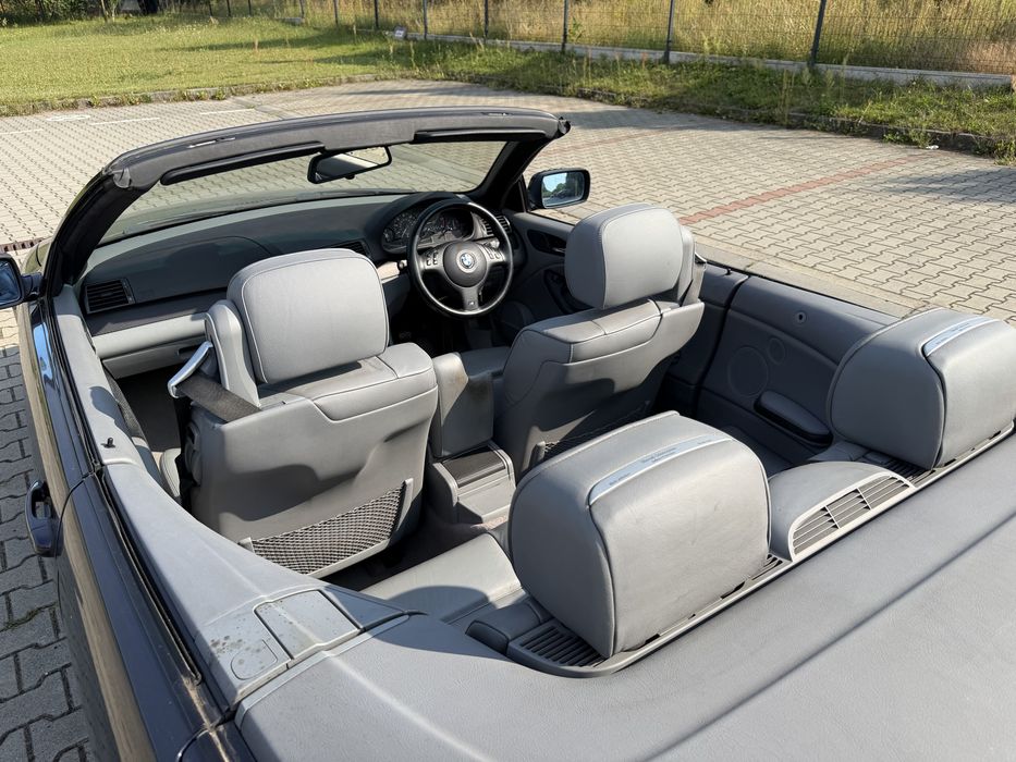 Bmw E46 cabrio wnetrze/fotele grzane dove gray