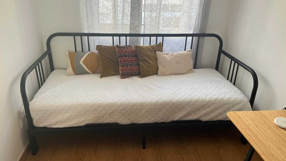 Cama IKEA FYRESDAL – Individual/Dupla com 2 Colchões (80x200)