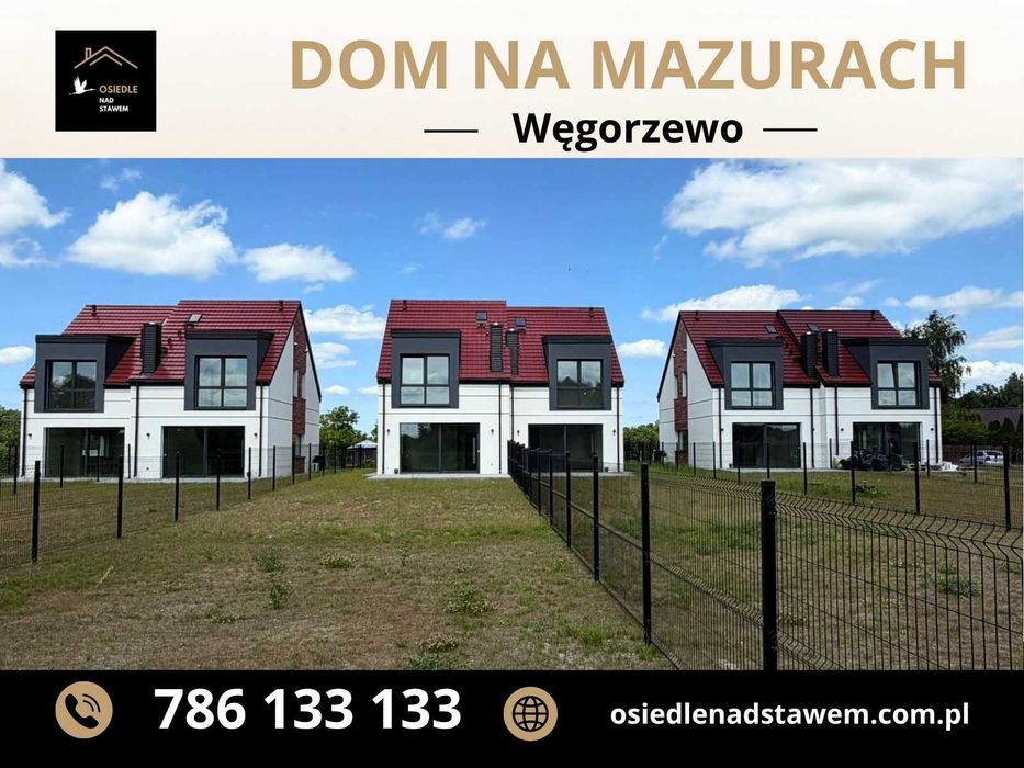 Dom z własnym stawem na Mazurach Węgorzewo
