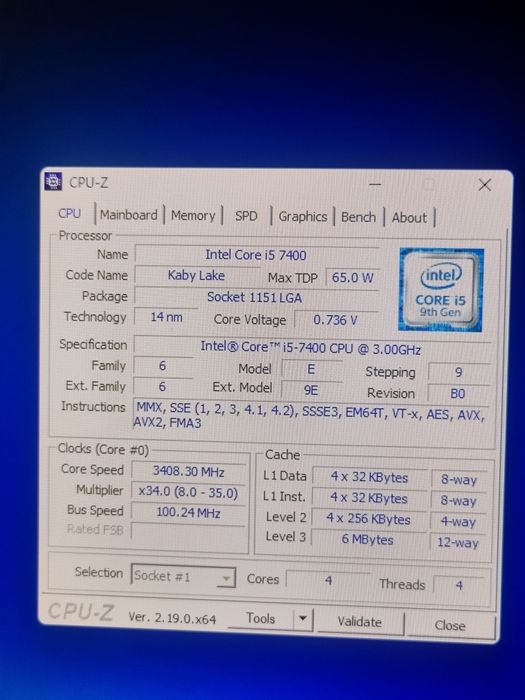 Комплект Asus Prime Z270 + i5-7400