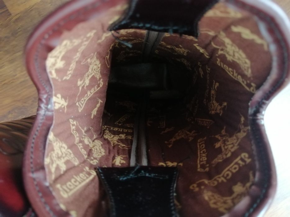 Сапоги boots ковбойские козаки красные кожа 36 корпоратив ковбой носок