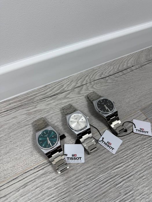 Годинник Tissot PRX кварцовий | Металевий браслет | Нержавіюча сталь | Новий | Унісекс | Годинник Тіссот