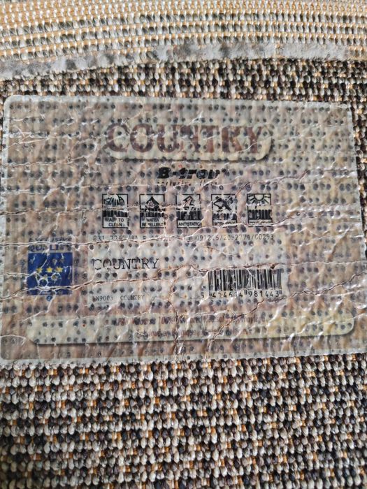 Gęsty, mięsisty dywan ciemny brąz z Komfort Rozmiar 120x175