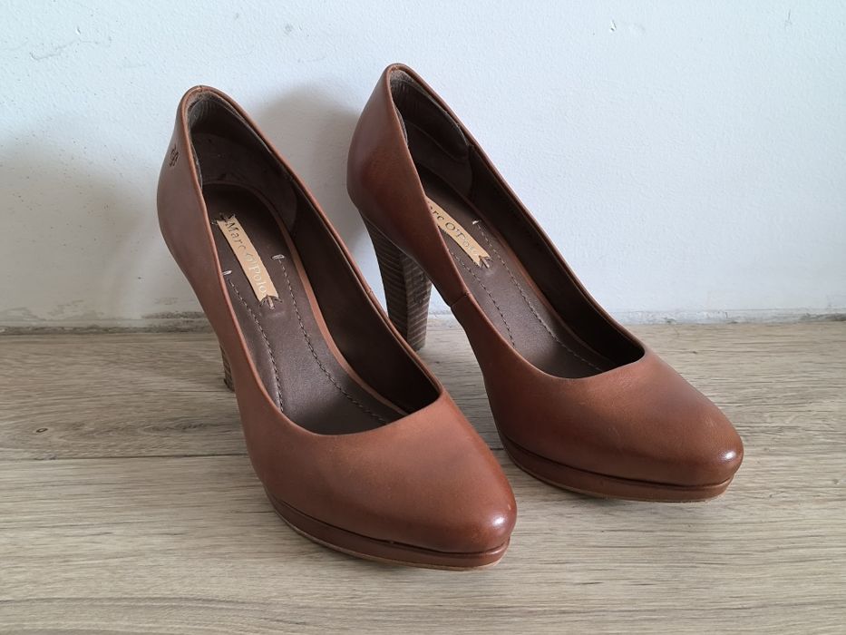 Жіночі коричневі повсякденні туфлі Marco Polo 36 Взуття Mark o'Polo