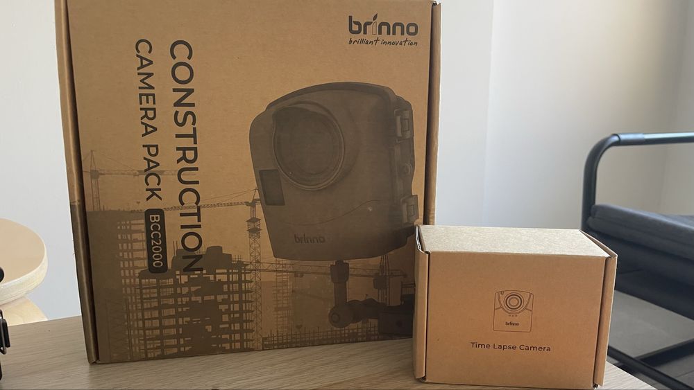 Camara timelapse Brinno BBC2000 NOVA, perfeita para a construcao civil