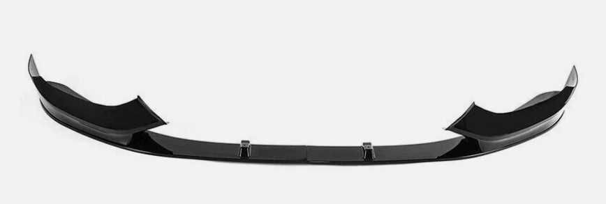 Lip frontal para choques preto brilhante BMW série 1 F20 F21 Pack M 2010-2019