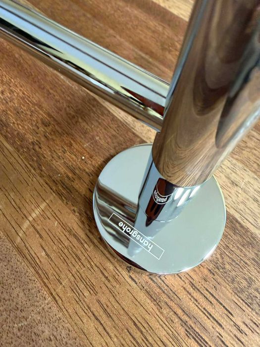 Wieszak półka chrom nowy łazienka hansgrohe logis universal