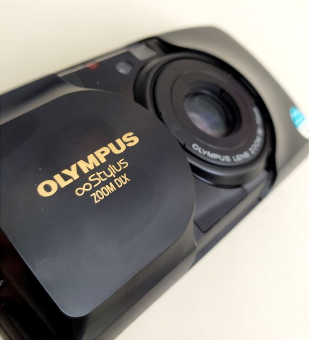 OLYMPUS Stylus Zoom Dlx Black плёночный Япония фотоаппарат фотокамера
