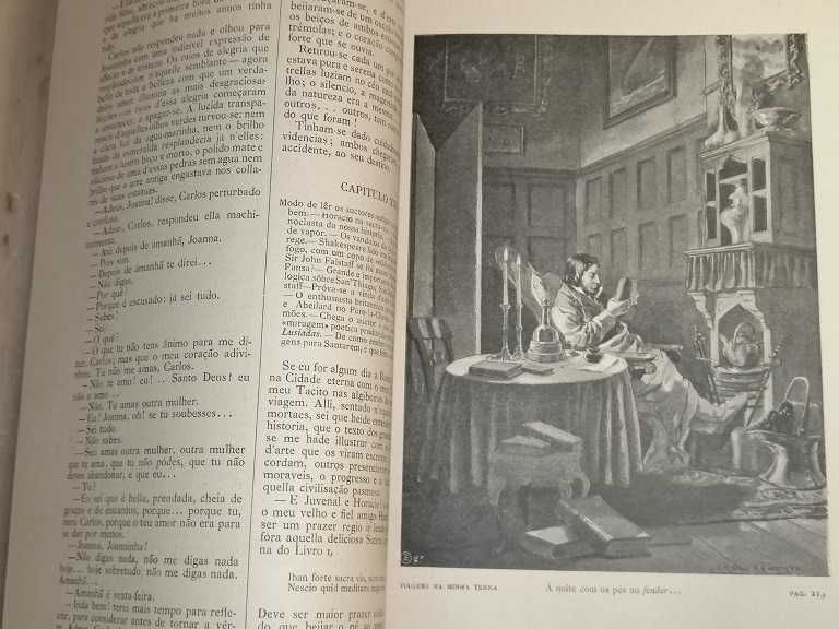 2 volumes Obras Completas de Almeida Garrett 1904