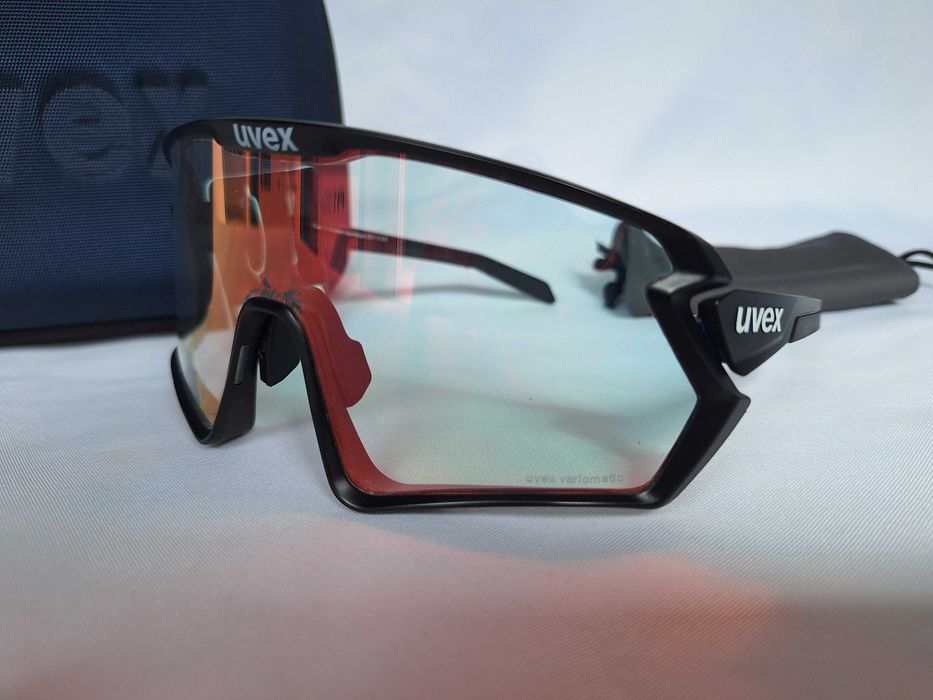 Okulary Sportowe Uvex Sportstyle 231 2.0 V Variomatic Black Mat S1-3