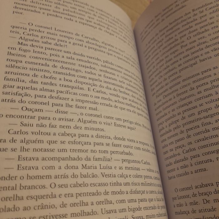 Livro "O Tempo dos Amores Perfeitos"