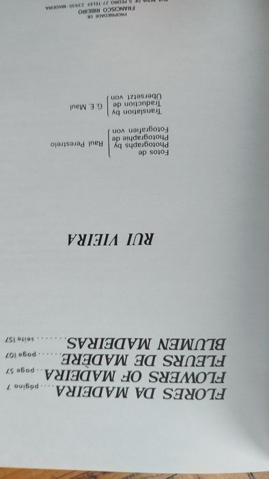 Flores da Madeira de Rui Vieira