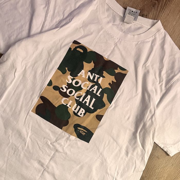 футболка bape anti social club